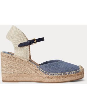 Ralph Lauren Robby Chambray Espadrille - Blue