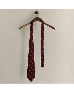 Ralph Lauren C. 2015 Silk Club Tie - Natural