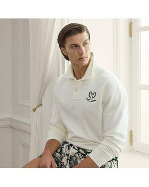 Ralph Lauren Crest Cotton-Cashmere Sweatshirt - White