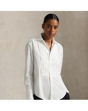 Polo Ralph Lauren Cotton Tuxedo Shirt - White