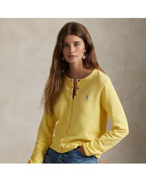 Polo Ralph Lauren French Terry Cardigan - Yellow