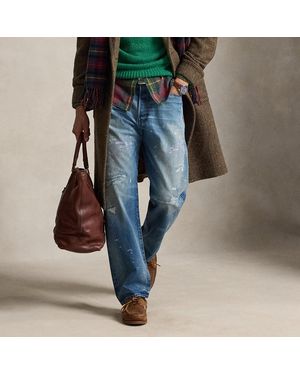 Ralph Lauren Vintage Classic Distressed Jean - Blue