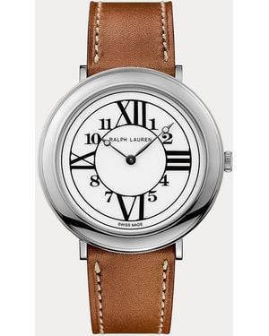 Ralph Lauren 32 Mm Acero - Blanco