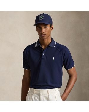 Polo Ralph Lauren Wimbledon Custom Slim Fit Polo Shirt - Blue