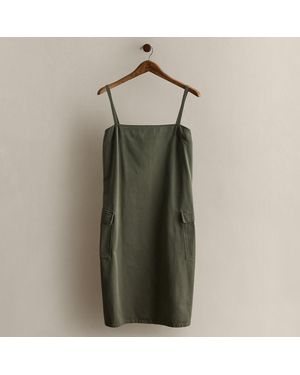 Ralph Lauren C. 2001 Cotton Cargo Dress - Green