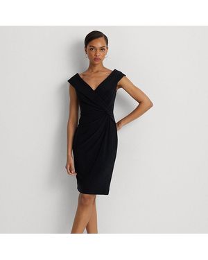 Ralph Lauren Abito a spalle scoperte in jersey - Nero