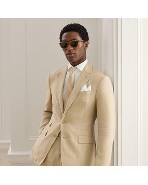 Ralph Lauren Kent Hand-Tailored Twill Suit Jacket - Natural
