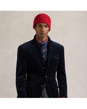 Ralph Lauren Giacca Polo Tailored in velluto a coste - Blu