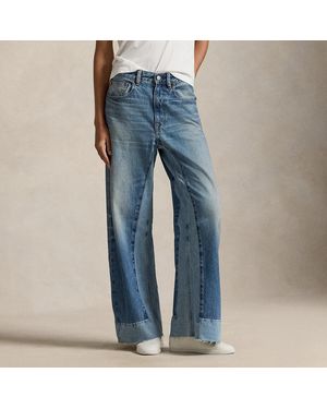 Ralph Lauren Wide-Leg Crop Jean - Blue