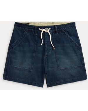 RRL Jersey Short - Blue