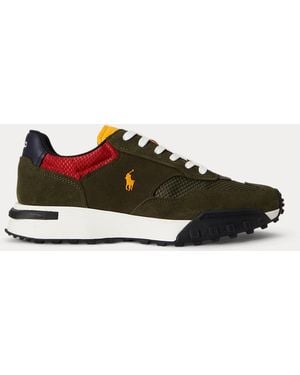 Polo Ralph Lauren Sneaker Eldridge Mit Wildlederbahnen - Grün