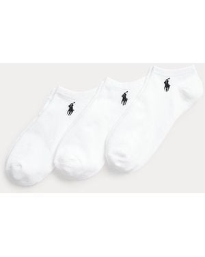 Polo Ralph Lauren Low-Cut Sport Sock 3-Pack - White