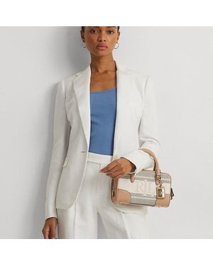 Ralph Lauren Bauletto Emerie piccolo in jacquard - Blu