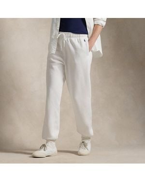 Polo Ralph Lauren Fleece Athletic Pant - White
