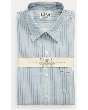 Ralph Lauren Ralph Lauren Slim Fit Stripe-Print Woven Shirt - Blue