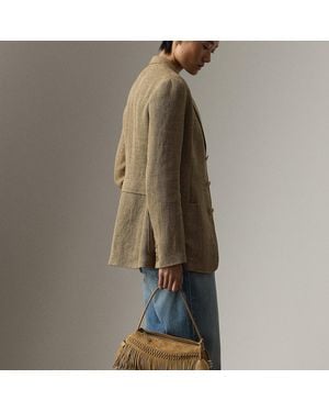 Ralph Lauren Borsa a spalla Ralph Lauren piccola in vitello - Neutro