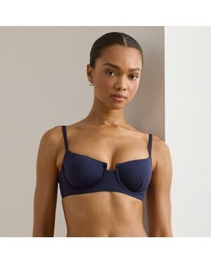 Ralph Lauren Cutout Balconette Bikini Top - Blue