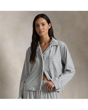 Polo Ralph Lauren Pigiama a maniche lunghe in jersey - Grigio
