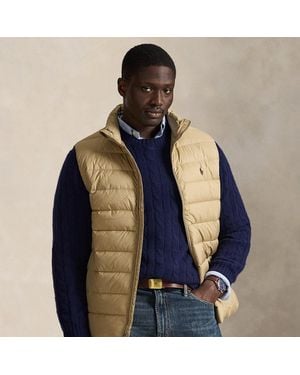 Ralph Lauren Taglie Plus - Il gilet Colden ripiegabile in piumino - Neutro