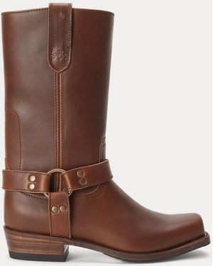 Polo Ralph Lauren Biker Boots - Brown