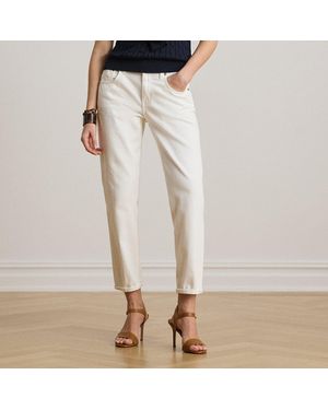 Ralph Lauren Relaxed Tapered Jean - Natural