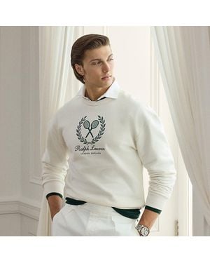 Ralph Lauren Crest Cotton-Cashmere Sweatshirt - White