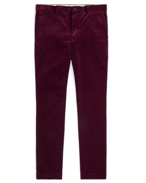 Polo Ralph Lauren Pantaloni in velluto Slim-Fit Andover - Viola