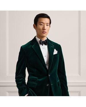 Ralph Lauren Kent Hand-Tailored Velvet Jacket - Green