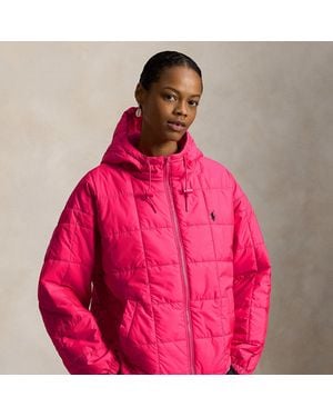 Ralph Lauren Pony Insulated Hooded Jacket - Pink