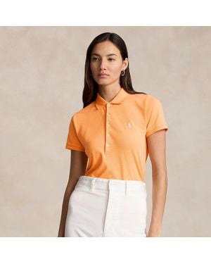 Ralph Lauren Slim Fit Stretch Polo Shirt - Orange