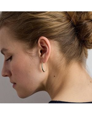 Ralph Lauren Plated Threader Earrings - Brown