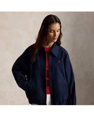 Polo Ralph Lauren Oversized Cotton Windbreaker - Blue