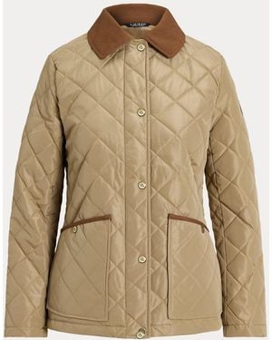 Ralph Lauren Doorgestikt Barn-Jack Met Keperstof - Naturel