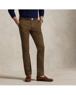 Polo Ralph Lauren Greenwich Stretch Slim Fit Chino Trouser - Brown