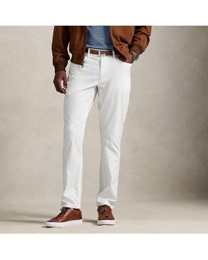 Polo Ralph Lauren Pantaloni tecnici in twill Classic-Fit - Bianco