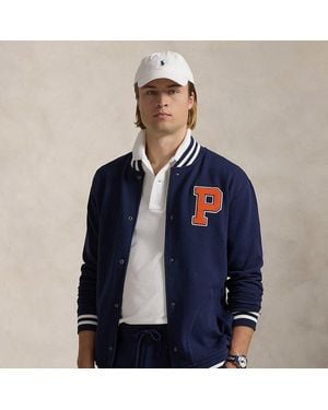 Polo Ralph Lauren Ralph Lauren The Rl Fleece Baseball Jacket - Blue
