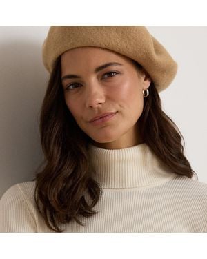 Ralph Lauren Wool Beret - Brown