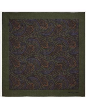 Polo Ralph Lauren Bandana À Motif Cachemire En Laine - Vert