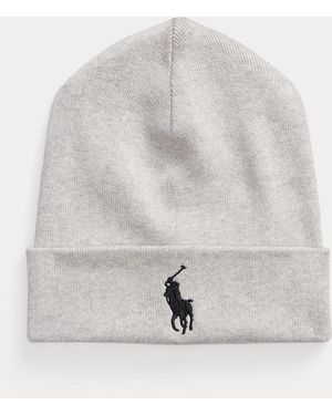 Polo Ralph Lauren Combed Cotton Beanie - White