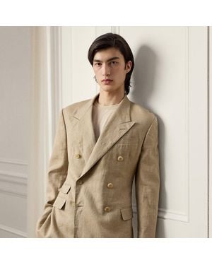 Ralph Lauren Glenn Hand-Tailored Suit Jacket - Natural