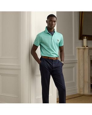 Ralph Lauren Gregory Handmade Wool Gabardine Trouser - Blue
