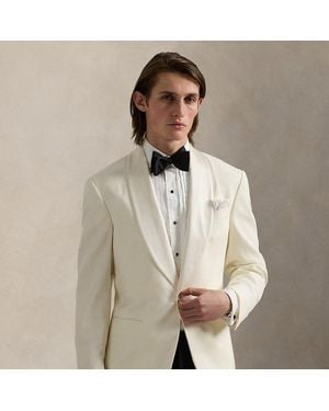 Ralph Lauren Polo Tailored Barathea Dinner Jacket - Natural
