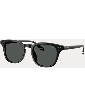 Polo Ralph Lauren Occhiali da sole Heritage rotondi - Grigio