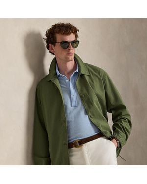Polo Ralph Lauren Seersucker Coach's Jacket - Green