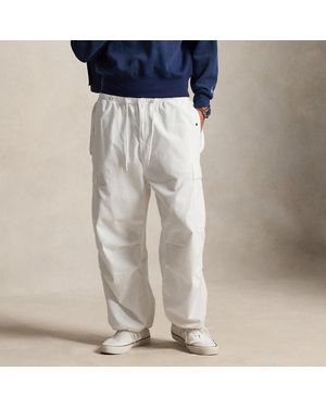 Polo Ralph Lauren Relaxed Fit Ripstop Cargo Trousers - White