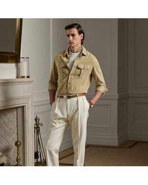 Ralph Lauren Handgefertigte Hose Gregory - Natur