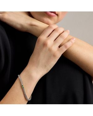 Ralph Lauren Rhodium-Plated Cubic Zirconia Bracelet - Black