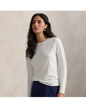 Ralph Lauren Performance-T-Shirt Aus Jersey - Grau