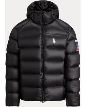 Ralph Lauren The Hawthorne Flag Down Jacket - Black