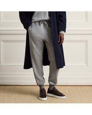 Ralph Lauren Wool-Cashmere Jogging Bottoms - Black